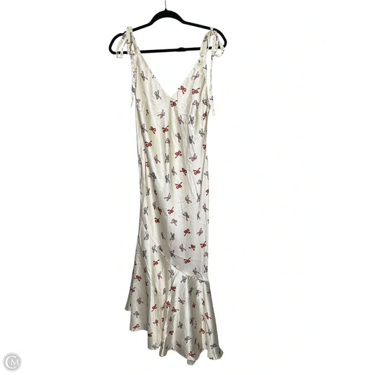 Dress Casual Maxi By Clothes Mentor In Cream, Size: L