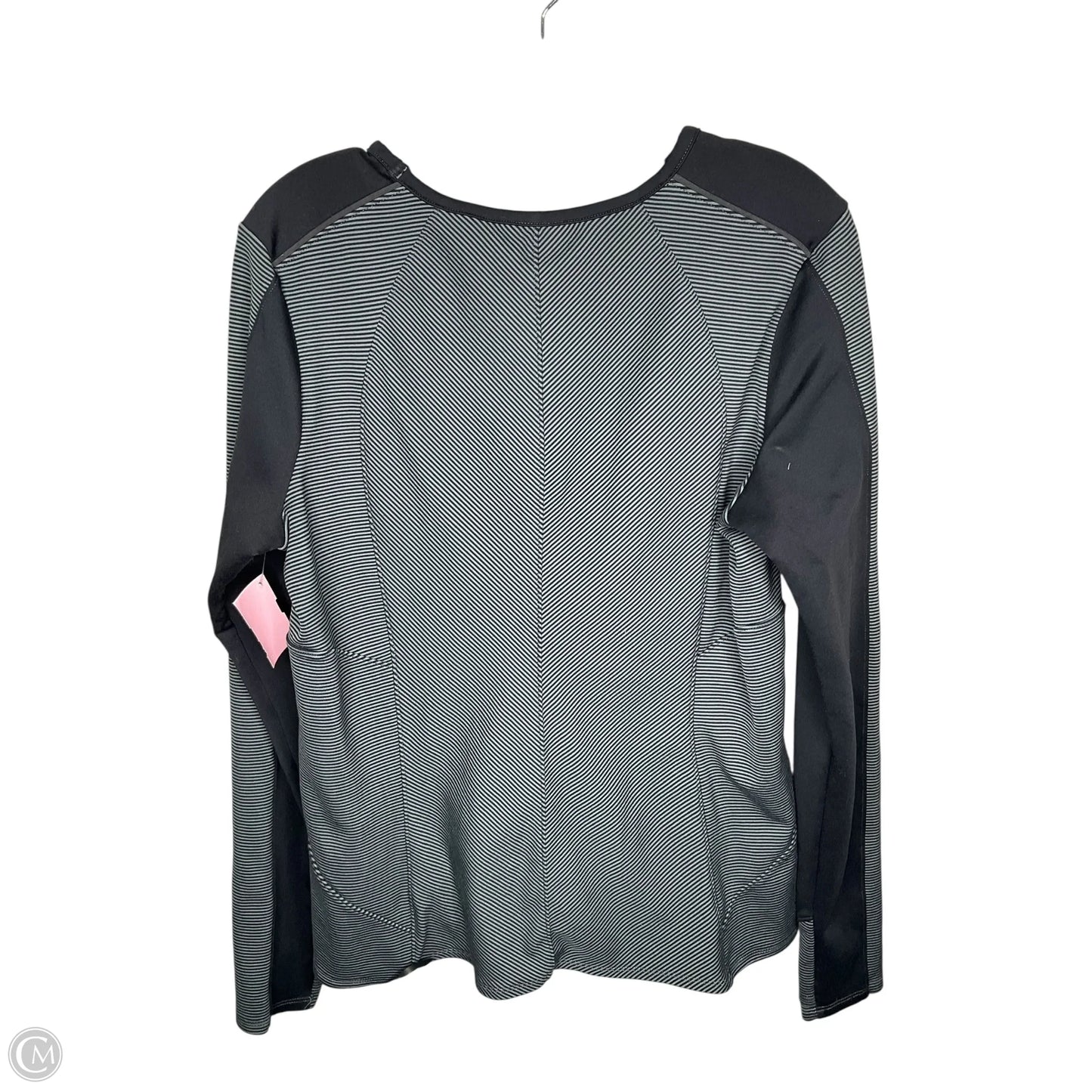 Athletic Top Long Sleeve Crewneck By Athleta In Black, Size: L
