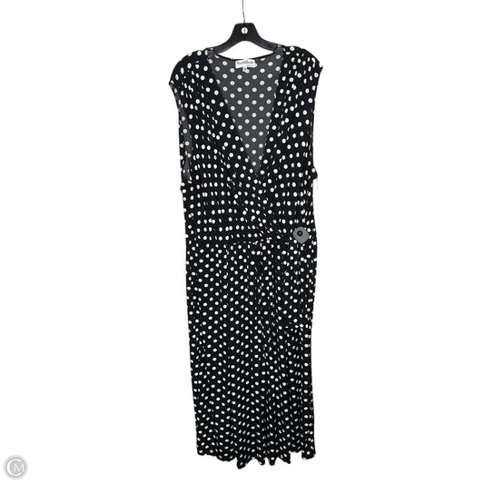 Jumpsuit By Clothes Mentor In Polkadot Pattern, Size: 3x