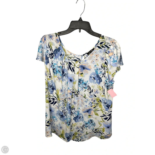 Top Short Sleeve By Papermoon In Floral Print, Size: 3x