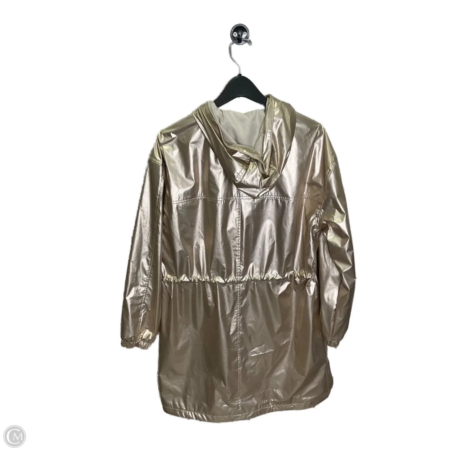 Coat Raincoat By Lou And Grey In Gold, Size: M