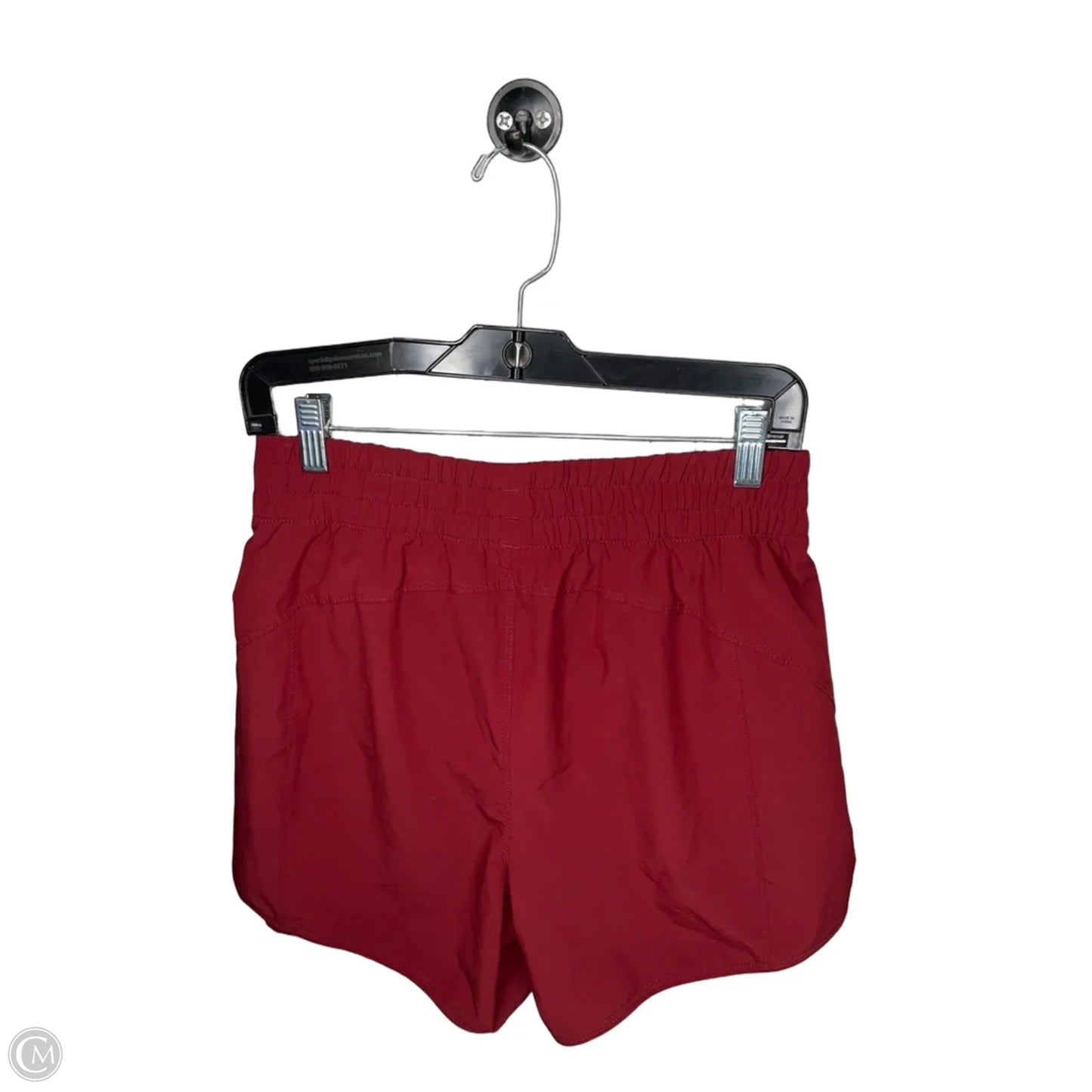 Athletic Shorts By Avia In Maroon, Size: S