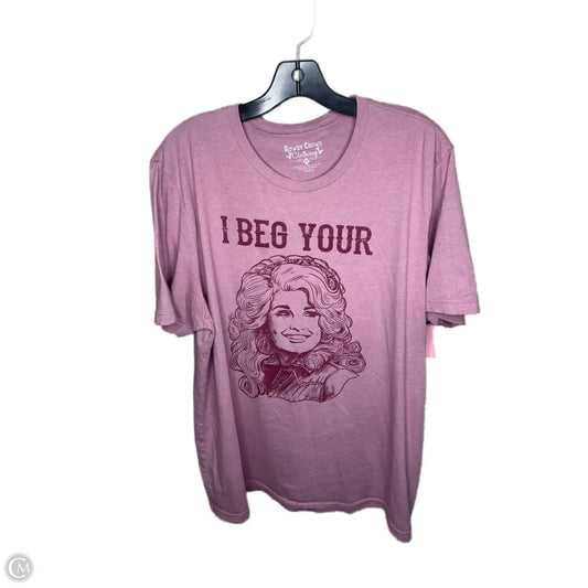 Top Short Sleeve By Clothes Mentor In Pink, Size: 2x