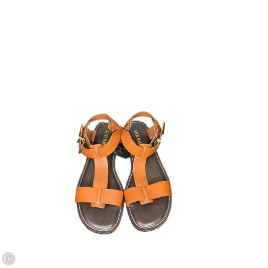 Sandals Flats By Steve Madden In Brown, Size: 9.5