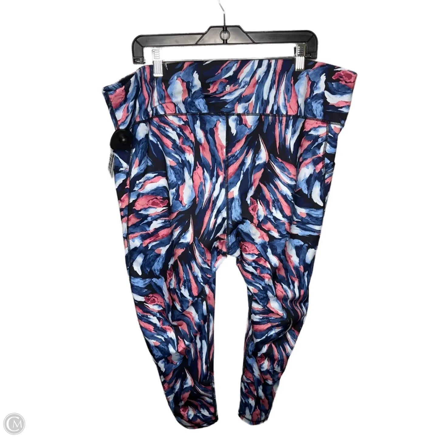 Athletic Leggings Capris By Ideology In Blue, Size: 3x
