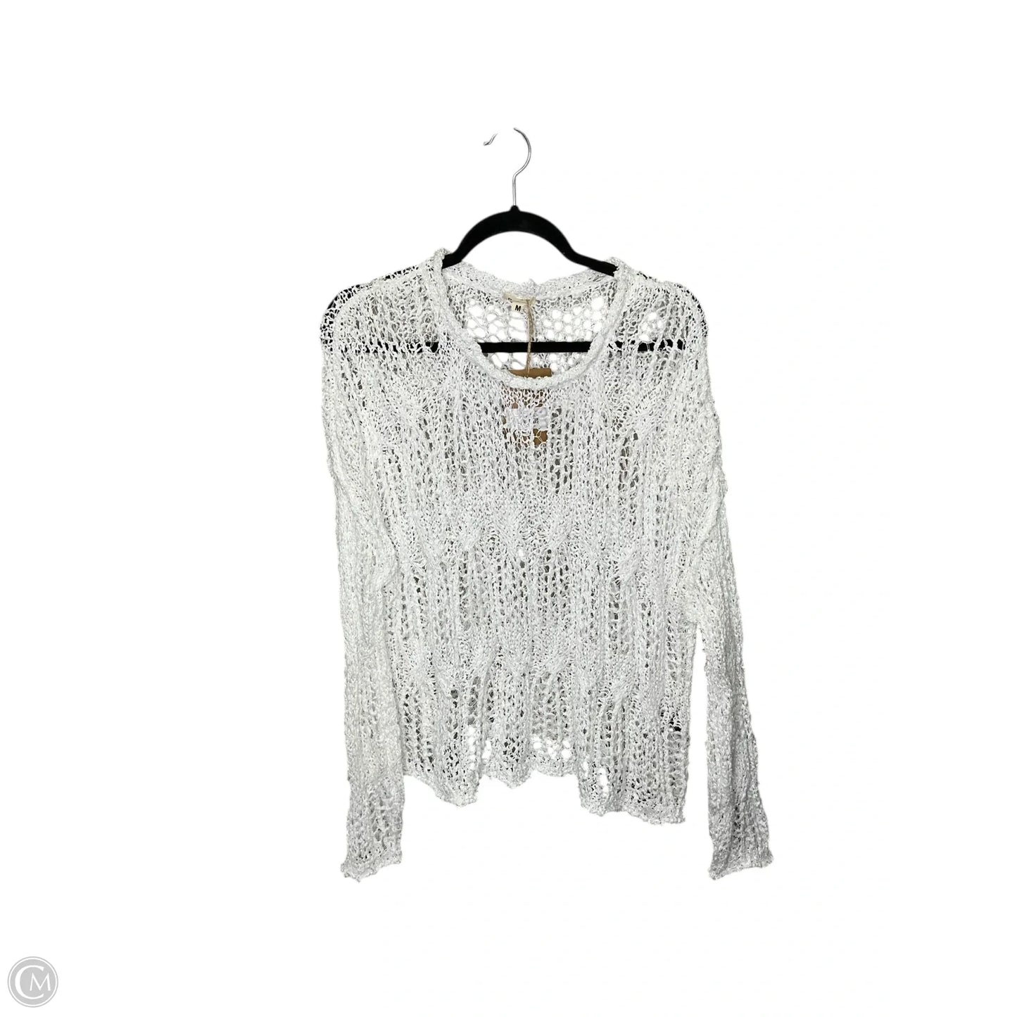 Sweater By Pol In White, Size: M