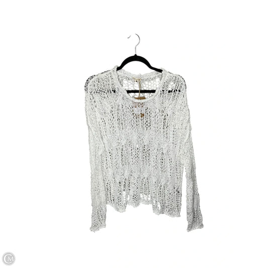 Sweater By Pol In White, Size: M