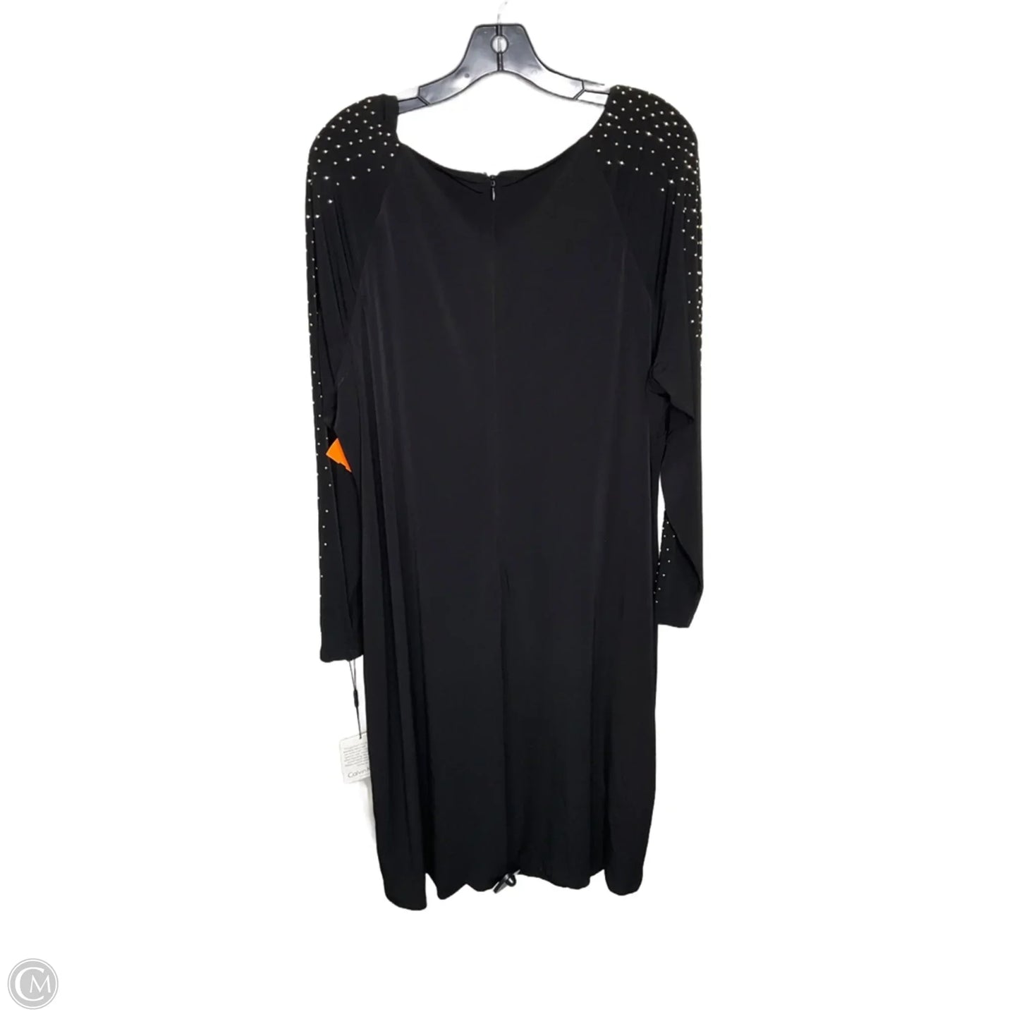 Dress Casual Midi By Calvin Klein In Black, Size: 3x