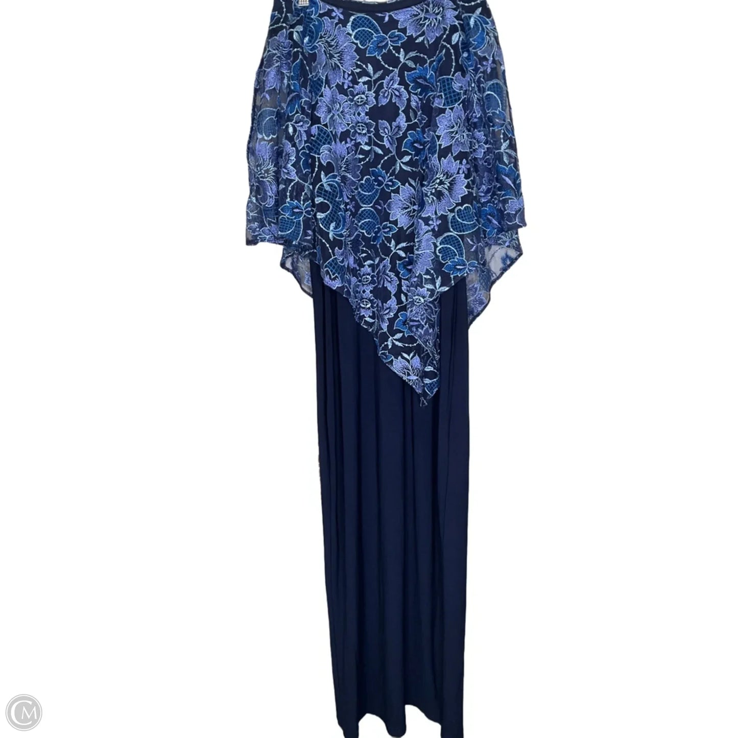 Dress Casual Maxi By Cmc In Navy, Size: 8