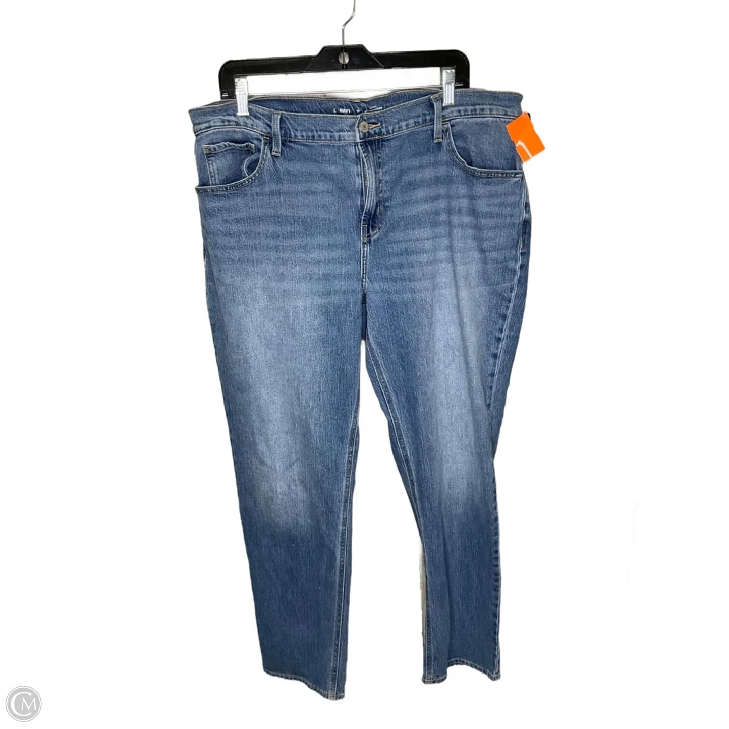 Jeans Boyfriend By Old Navy In Blue Denim, Size: 18