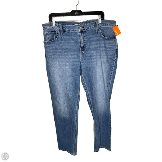 Jeans Boyfriend By Old Navy In Blue Denim, Size: 18