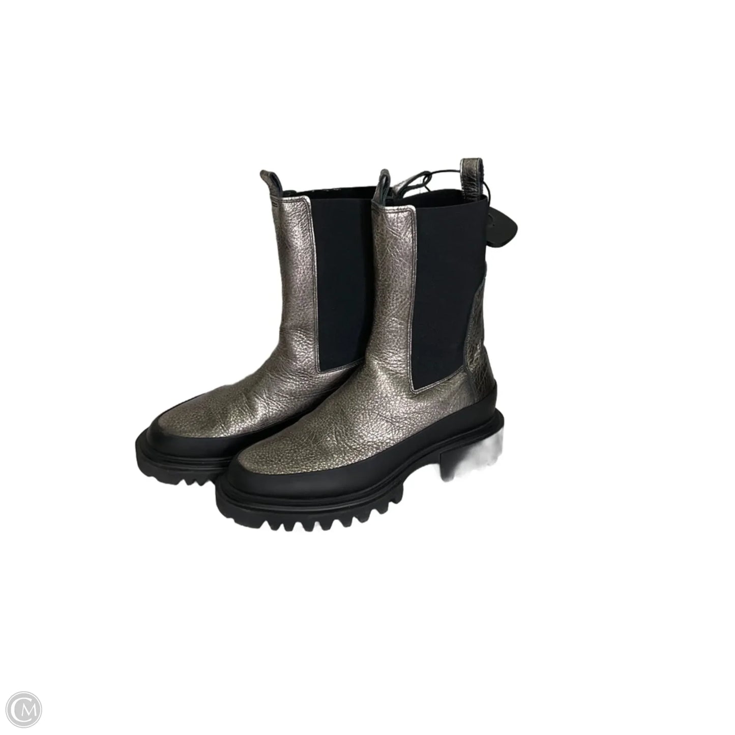 Boots Designer By All Saints In Grey, Size: 8.5