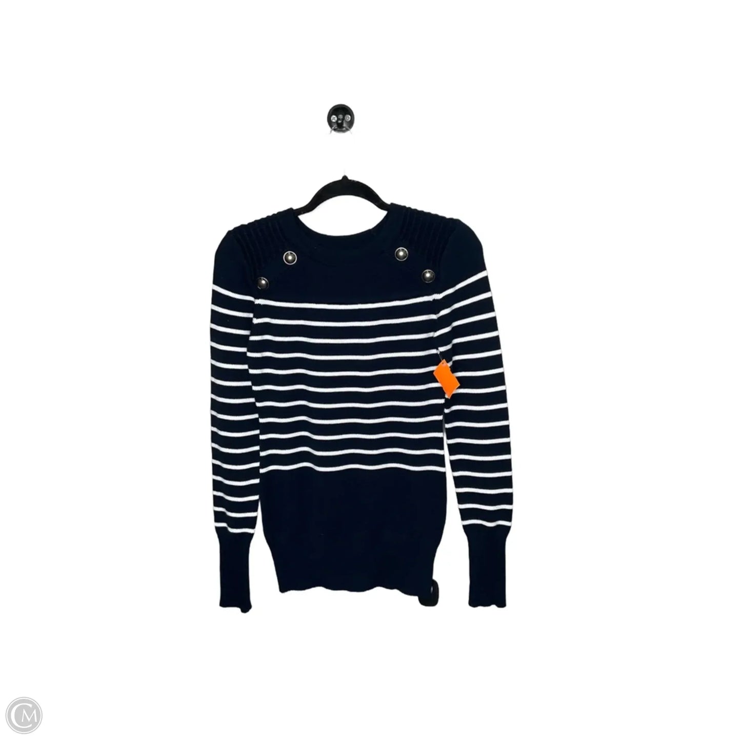 Sweater By Clothes Mentor In Navy, Size: M