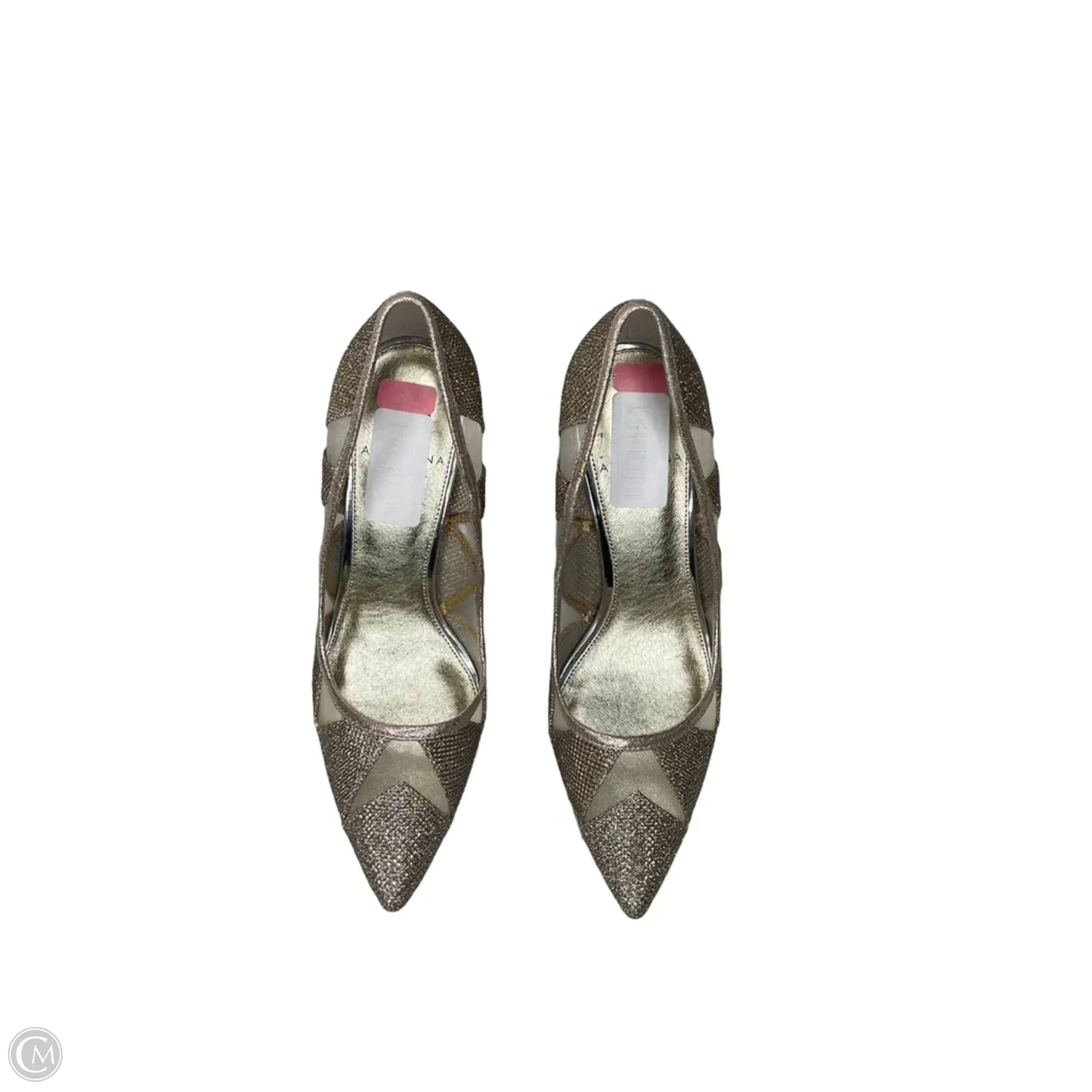 Shoes Heels Stiletto By Adrianna Papell In Gold, Size: 7