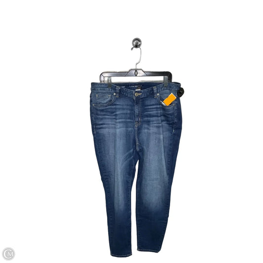 Jeans Skinny By Lane Bryant In Blue Denim, Size: 18
