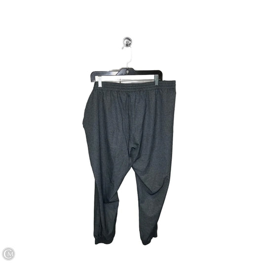 Athletic Pants By Brooks In Grey, Size: 3x