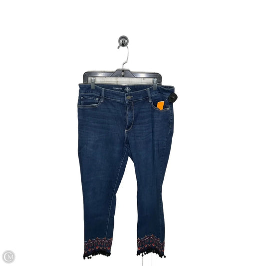 Jeans Straight By St Johns Bay In Blue Denim, Size: 16