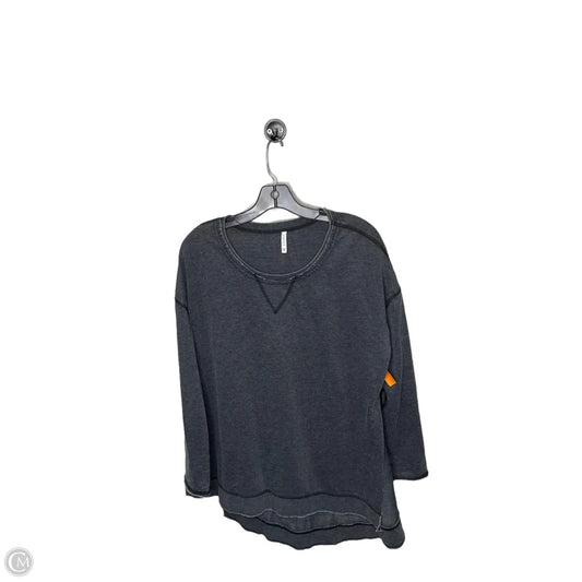 Top Long Sleeve By Z Supply In Black, Size: S