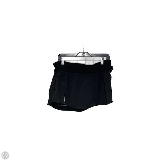 Athletic Skirt By Lululemon In Black, Size: 10