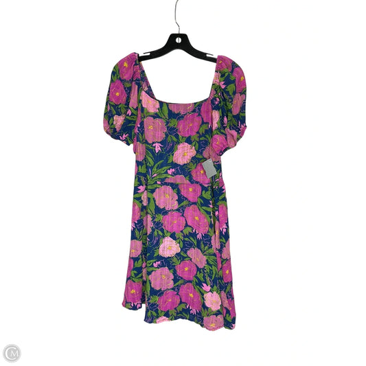 Dress Casual Short By Auw In Floral Print, Size: 2x