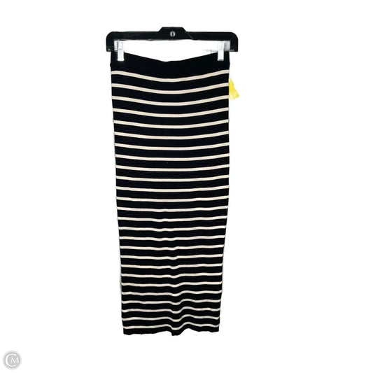 Skirt Maxi By Zara In Black & Cream, Size: S