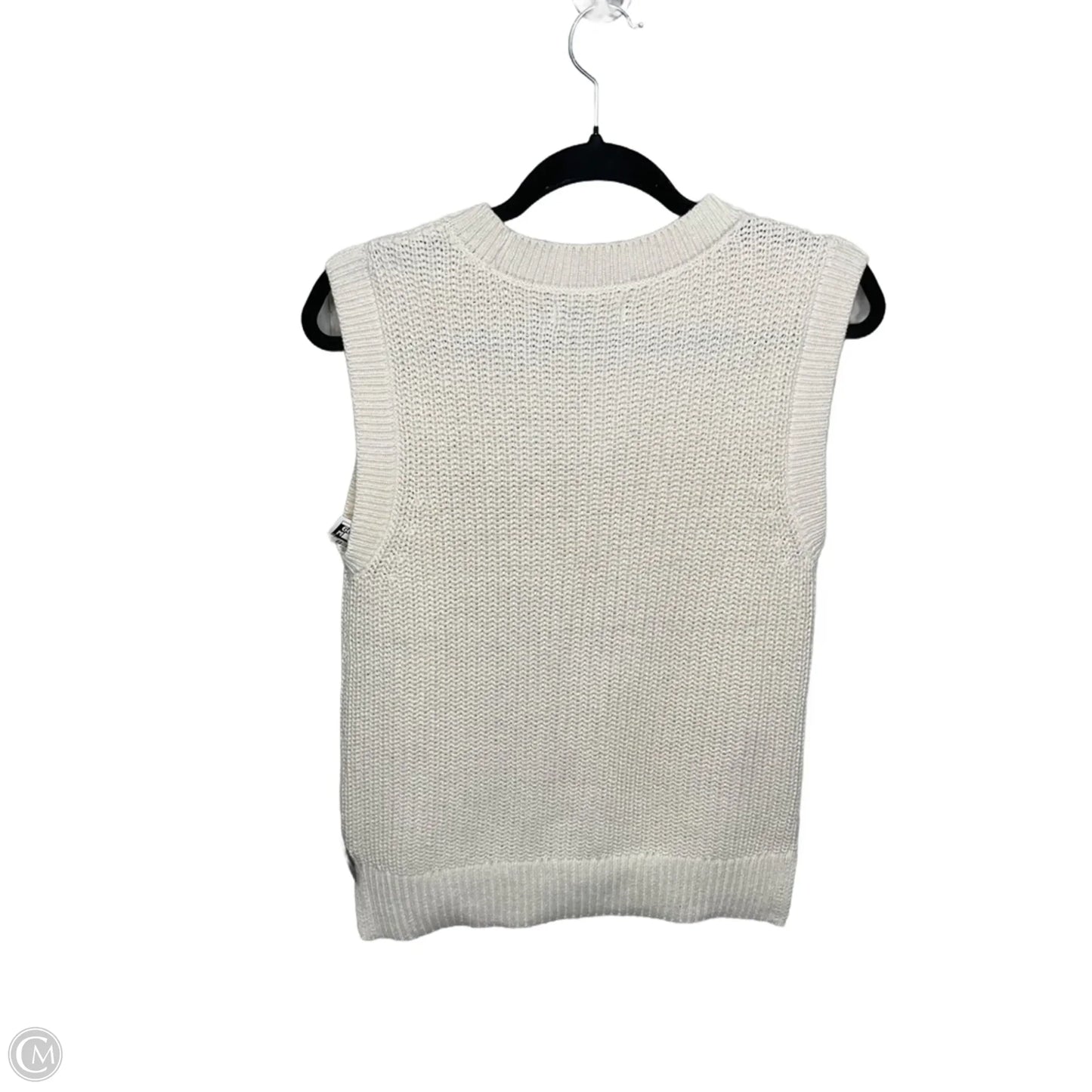 Vest Sweater By Sonoma In Cream, Size: M