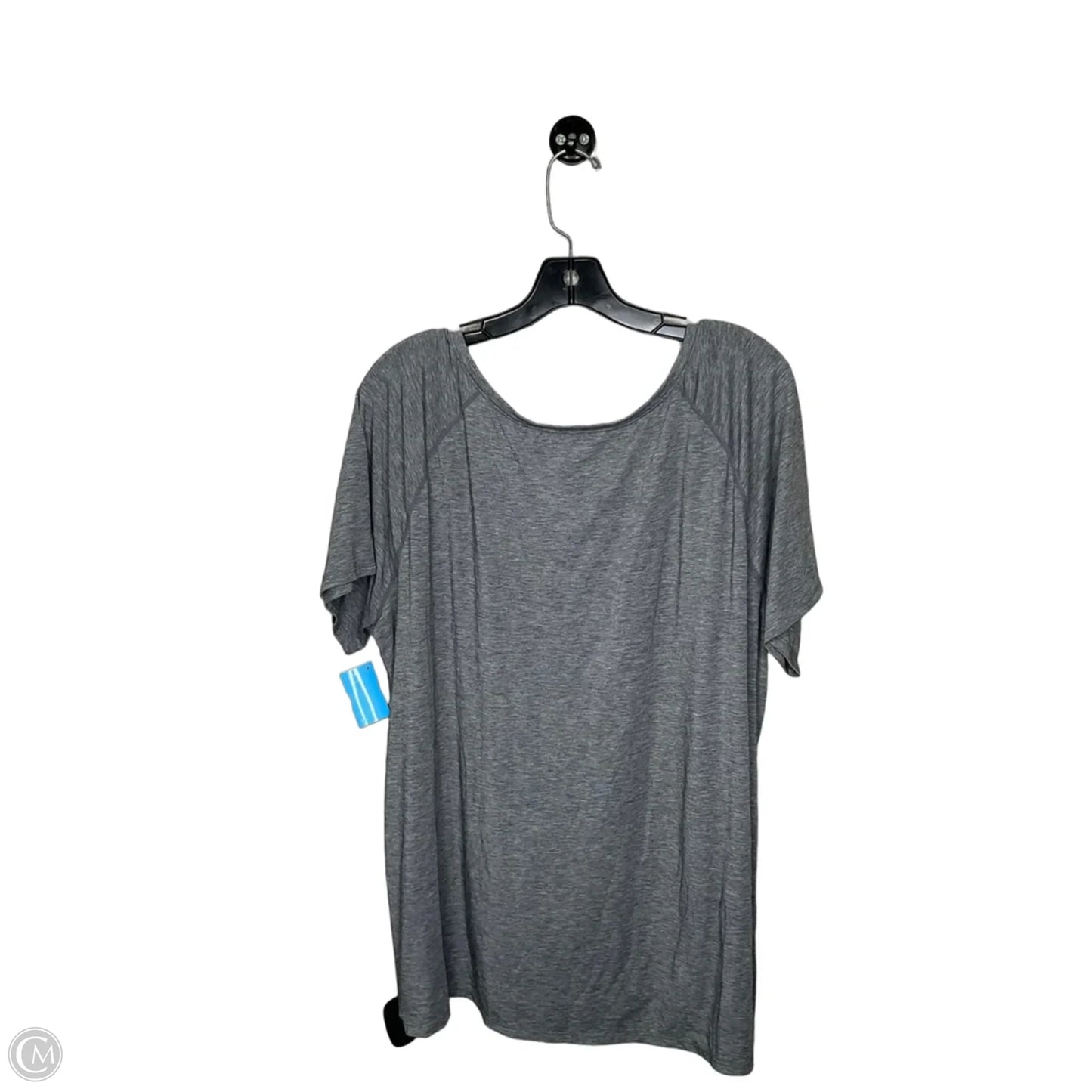 Top Short Sleeve By Gap In Grey, Size: Xl