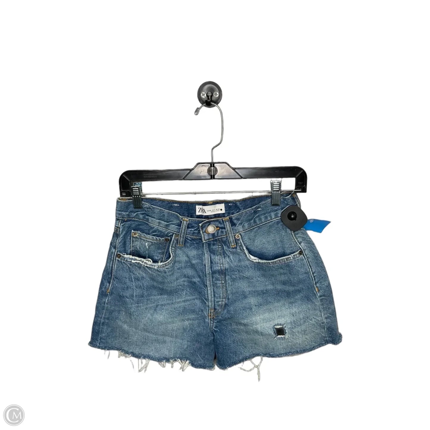 Shorts By Zara In Blue Denim, Size: 4