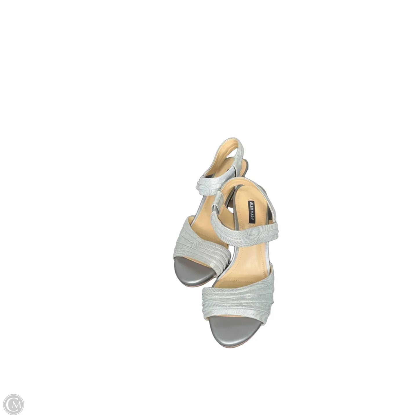 Shoes Heels Stiletto By Alex Marie In Silver, Size: 7.5