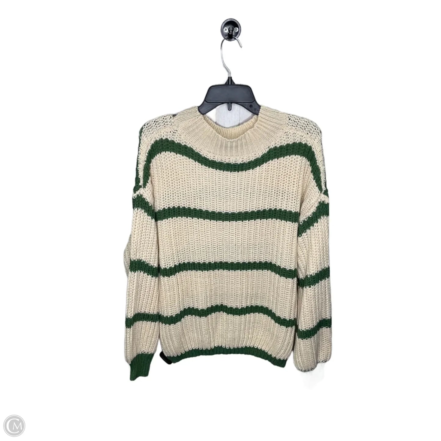Sweater By Clothes Mentor In Grey & Tan, Size: S
