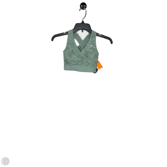 Athletic Bra By Gym Shark In Green, Size: Xs