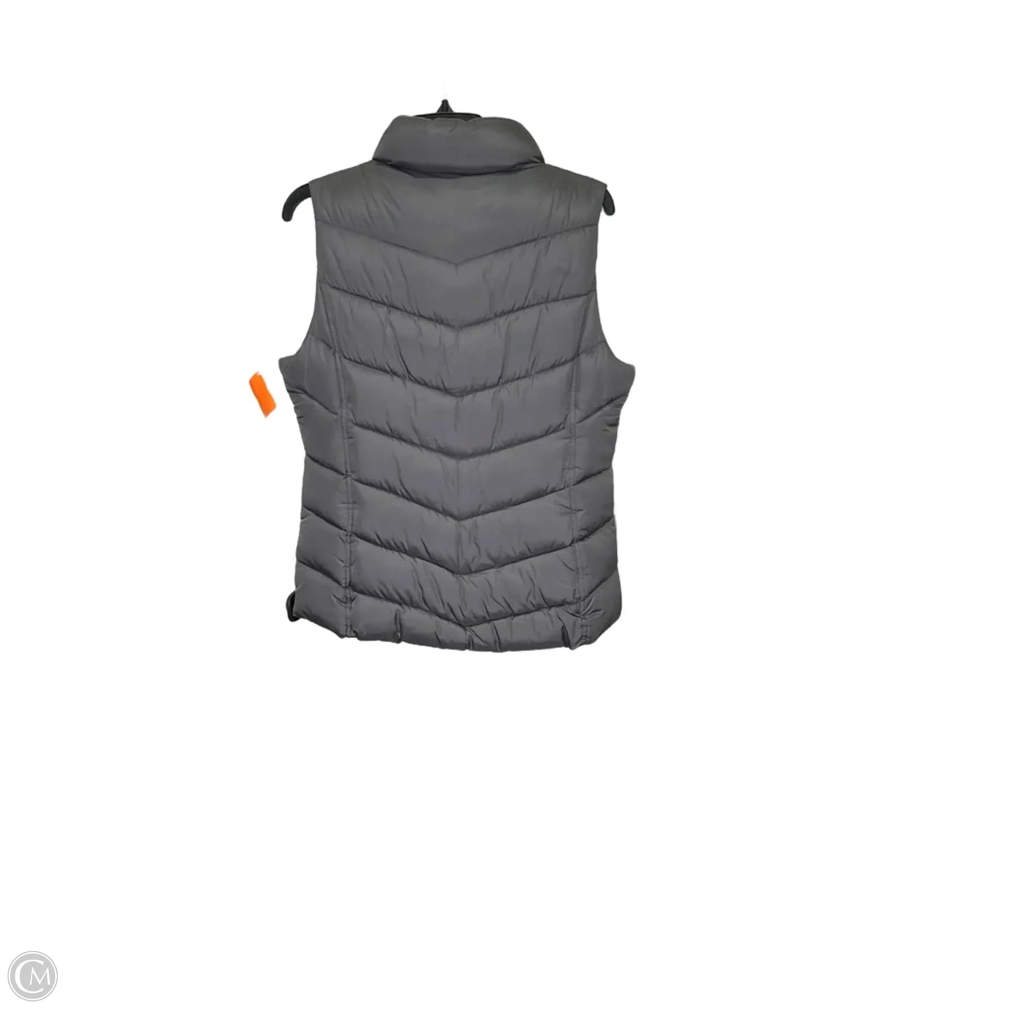Vest Puffer & Quilted By Gap In Grey, Size: M