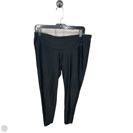 Athletic Leggings By Nike In Black, Size: Xl