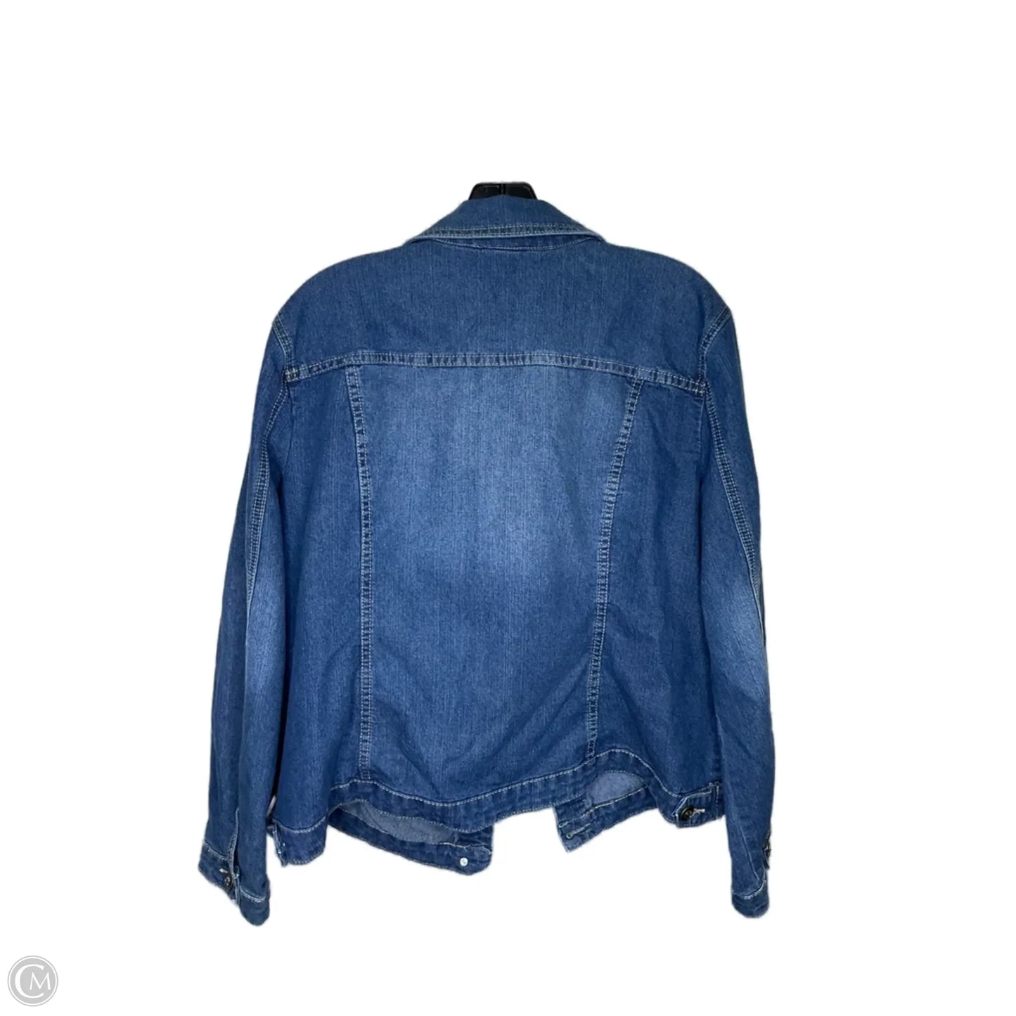Jacket Denim By Christopher And Banks In Blue, Size: Xl