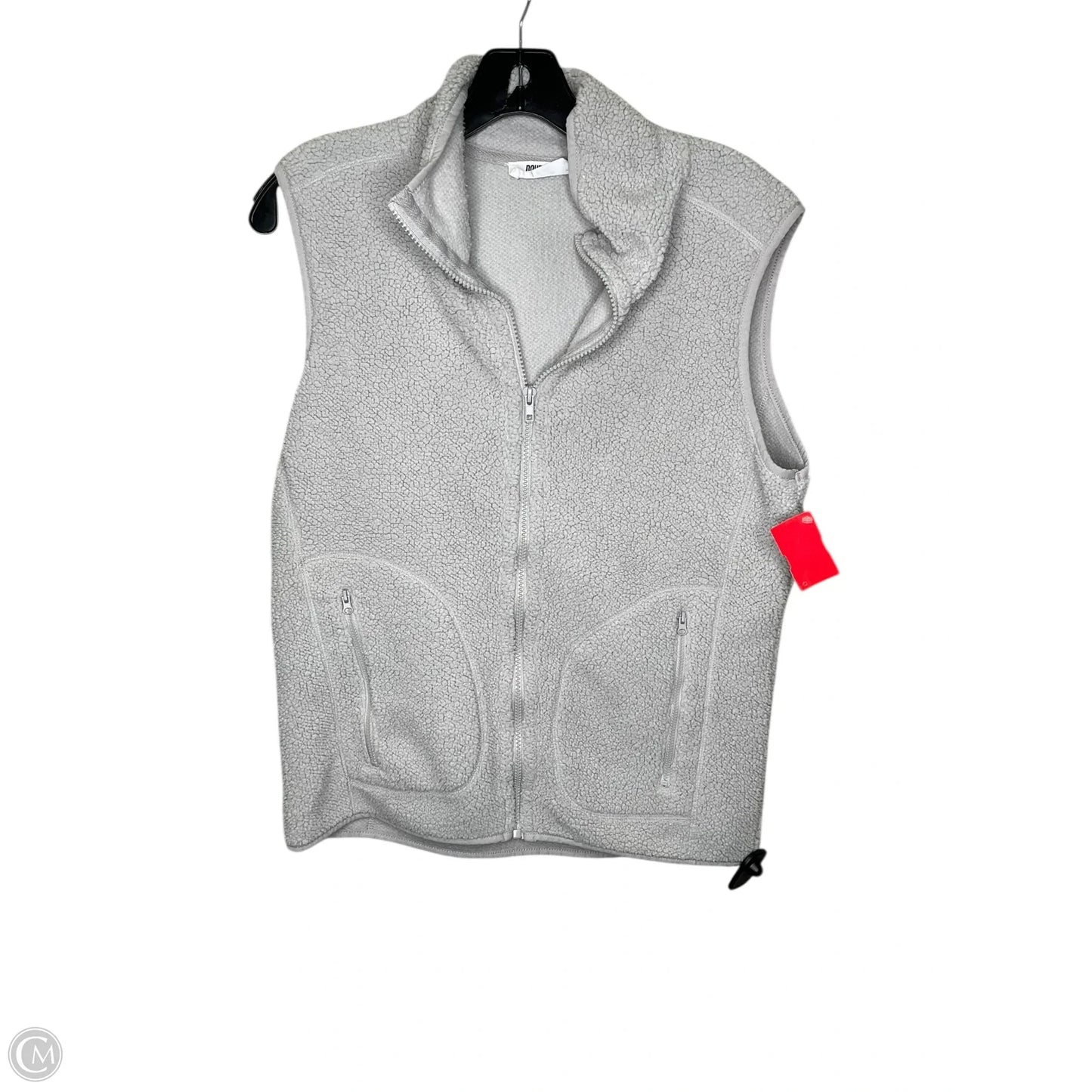Vest Sweater By Double Zero In Grey, Size: M