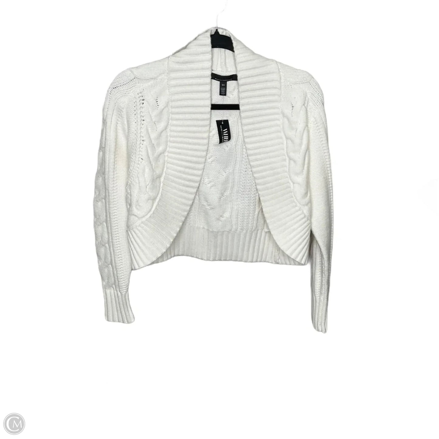Cardigan By White House Black Market In White, Size: Xs