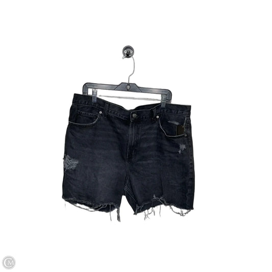 Shorts By Old Navy In Black Denim, Size: 16