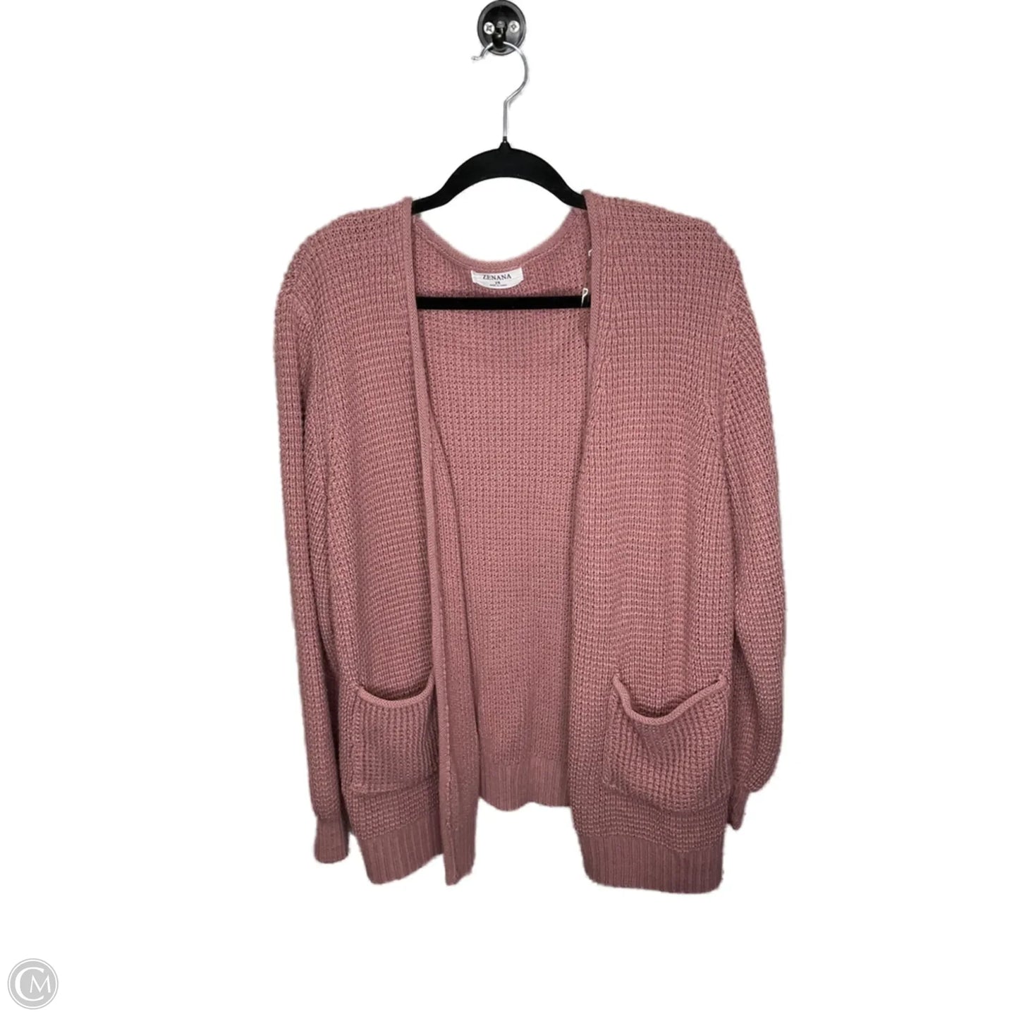 Cardigan By Zenana In Mauve, Size: 2x