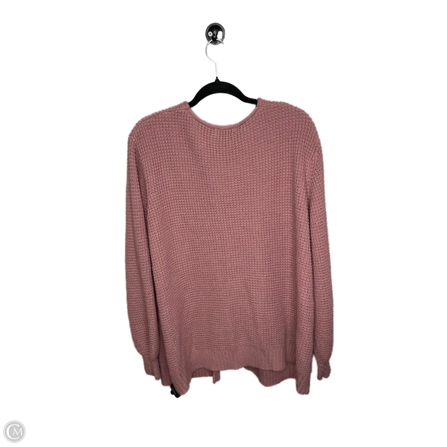 Cardigan By Zenana In Mauve, Size: 2x