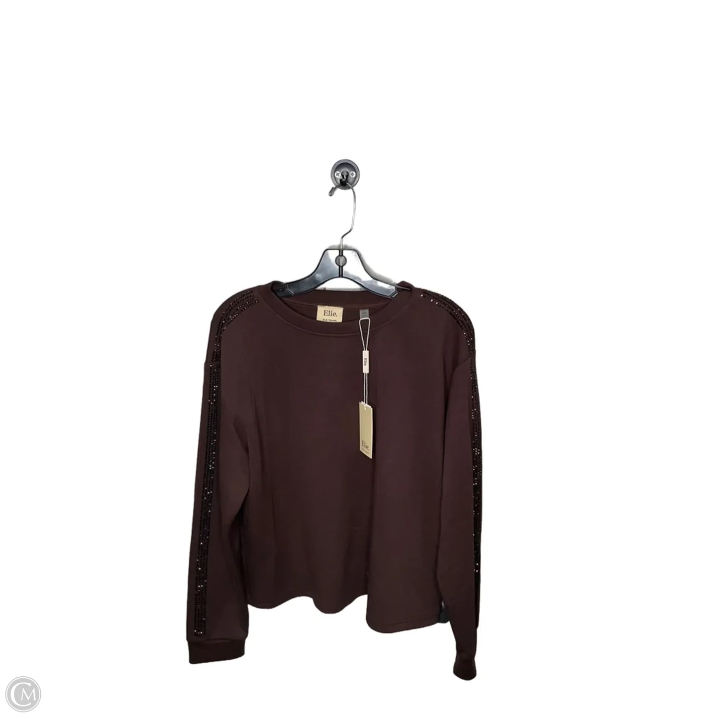 Top Long Sleeve By Elie Tahari In Brown, Size: M