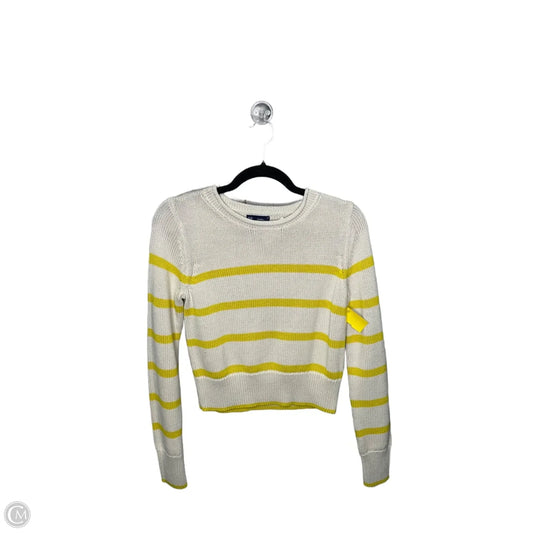 Sweater By Gap In Cream, Size: Xxs