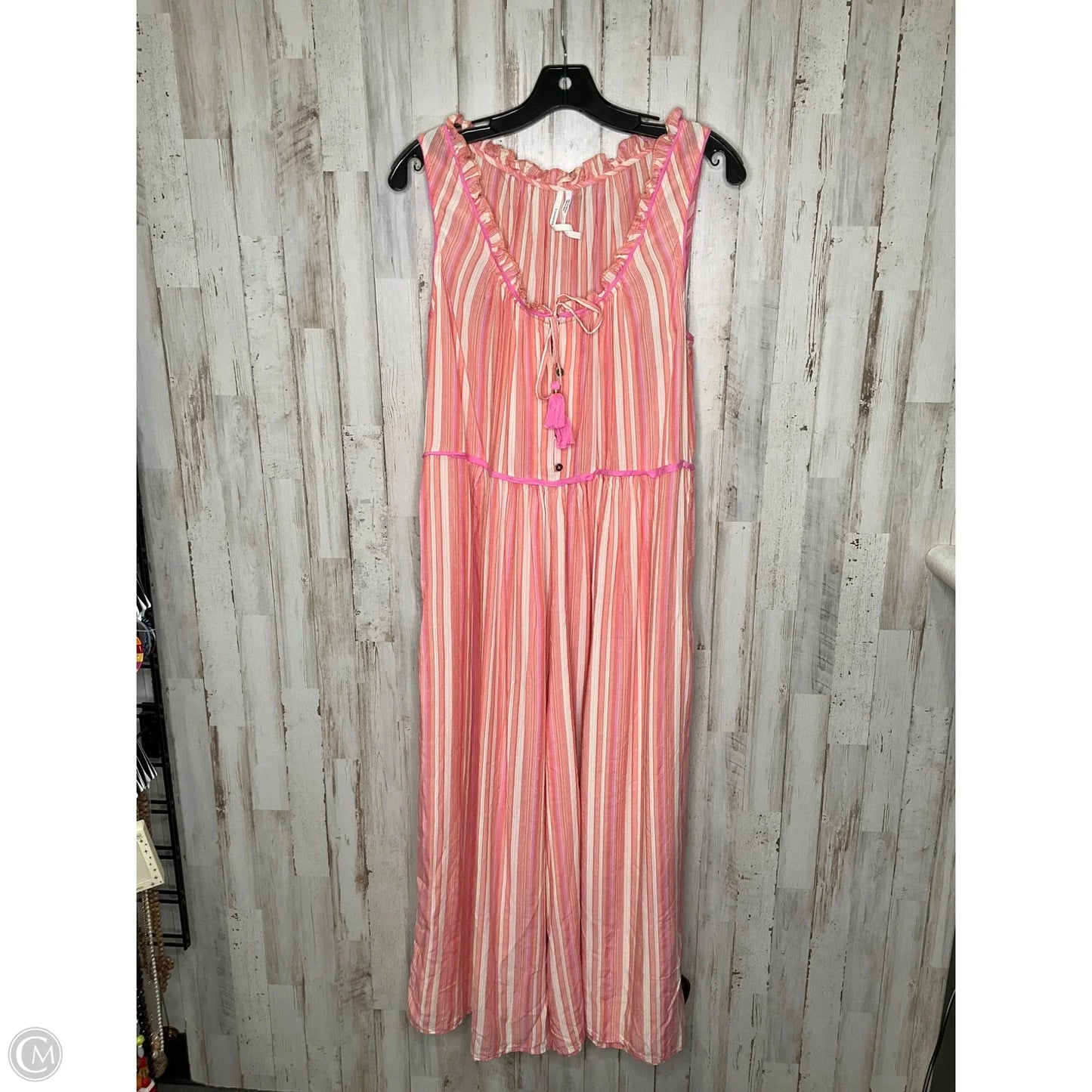 Jumpsuit By Anthropologie In Striped Pattern, Size: L