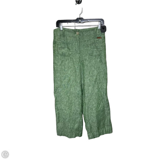 Pants Linen By Talbots In Green, Size: 6