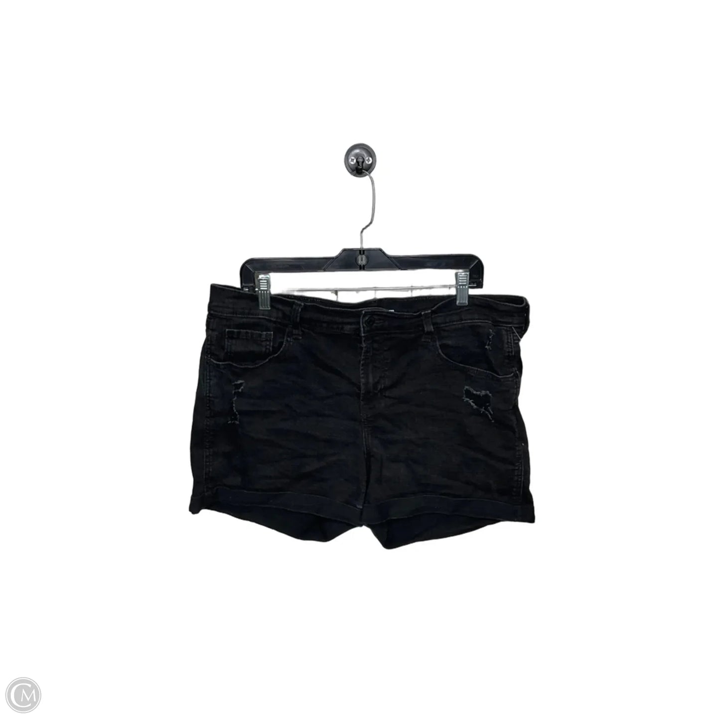 Shorts By Old Navy In Black Denim, Size: 16