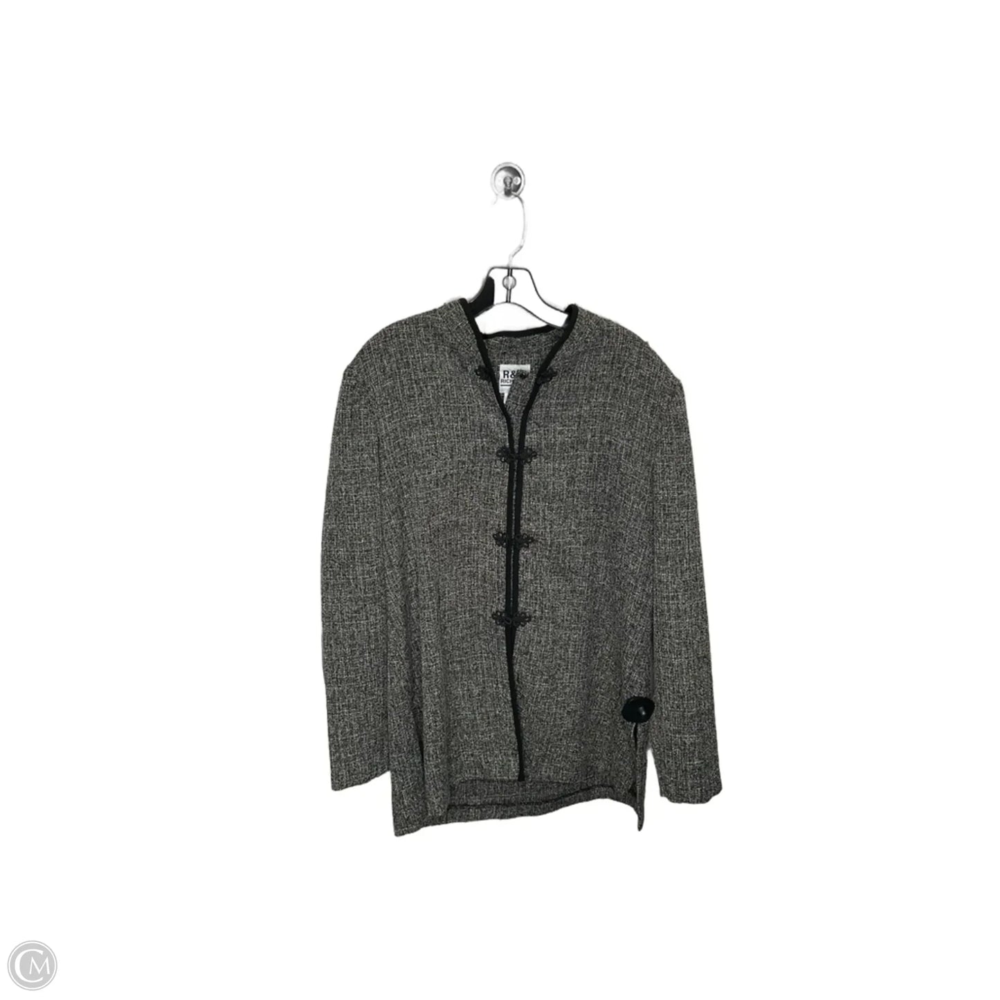 Blazer By R And M Richards In Black, Size: 16