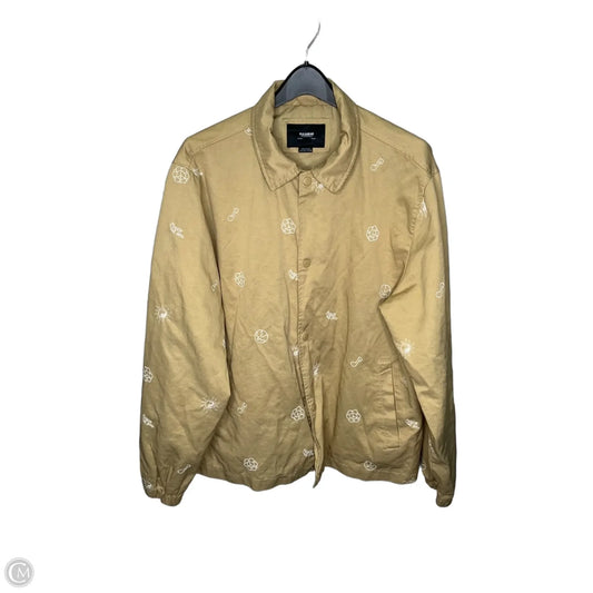 Jacket Shirt By Pull&bear In Beige, Size: L