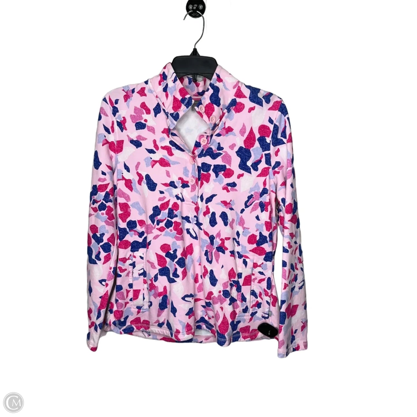 Sweatshirt Collar By Talbots In Pink, Size: M