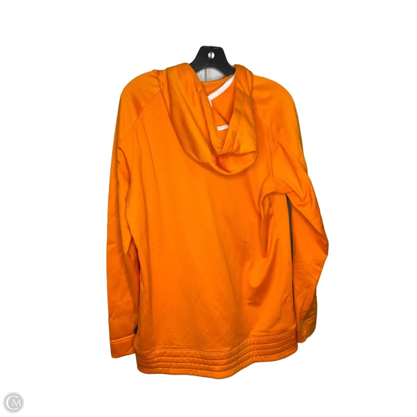 Sweatshirt Hoodie By Nike In Orange, Size: M