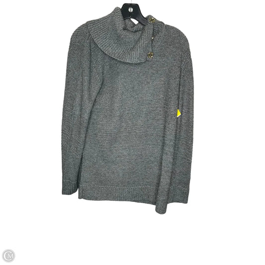 Sweater By Calvin Klein In Grey, Size: L