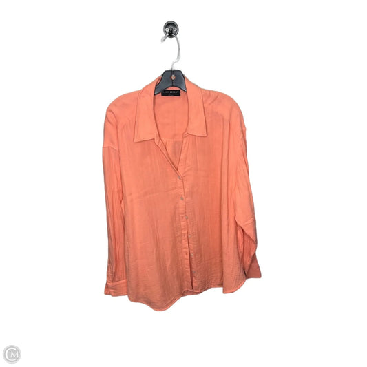 Top Long Sleeve By Lane Bryant In Coral, Size: 3x
